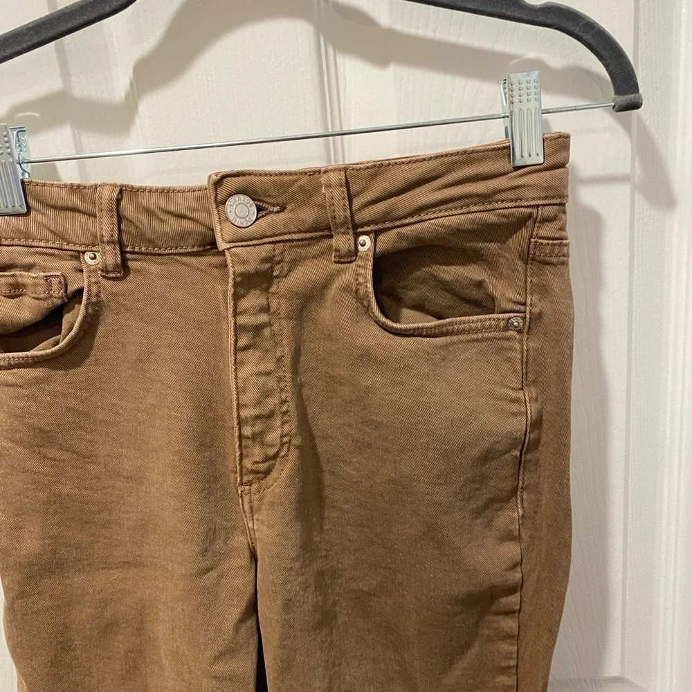 Garage Brown Denim Flare Jeans - Picture 2 of 6